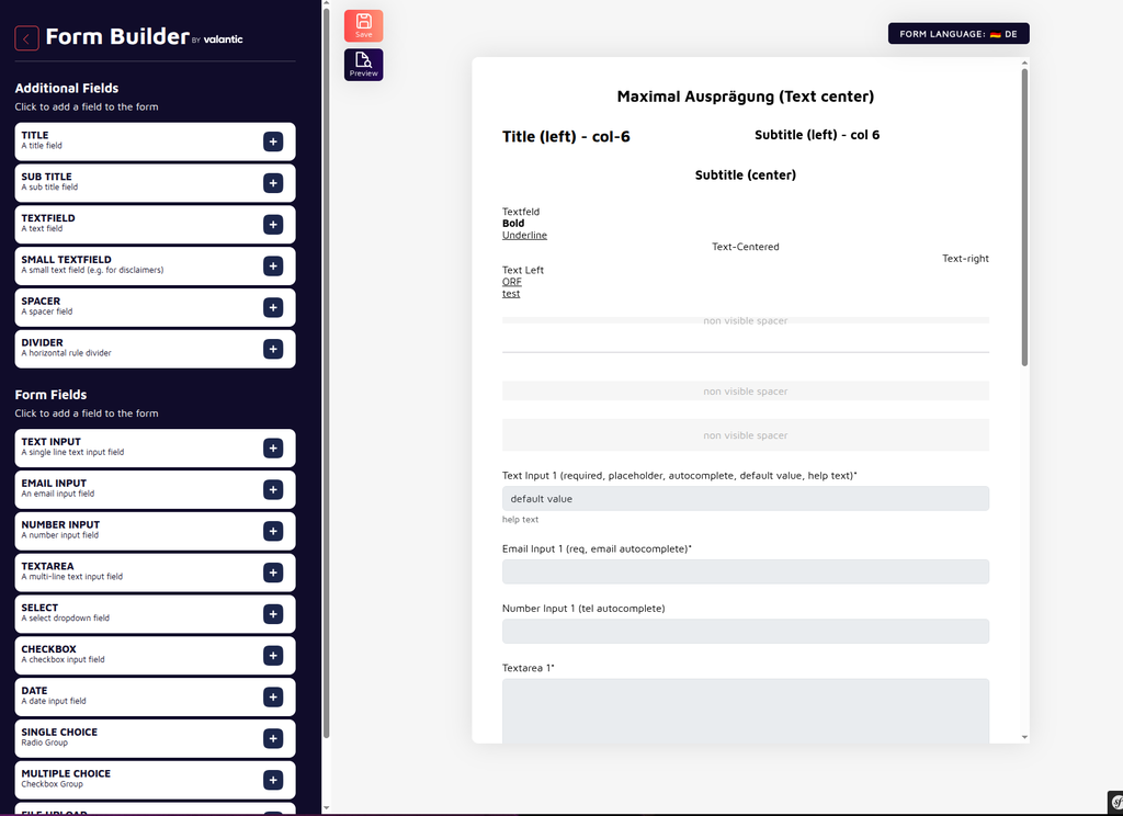 Easy Form Builder