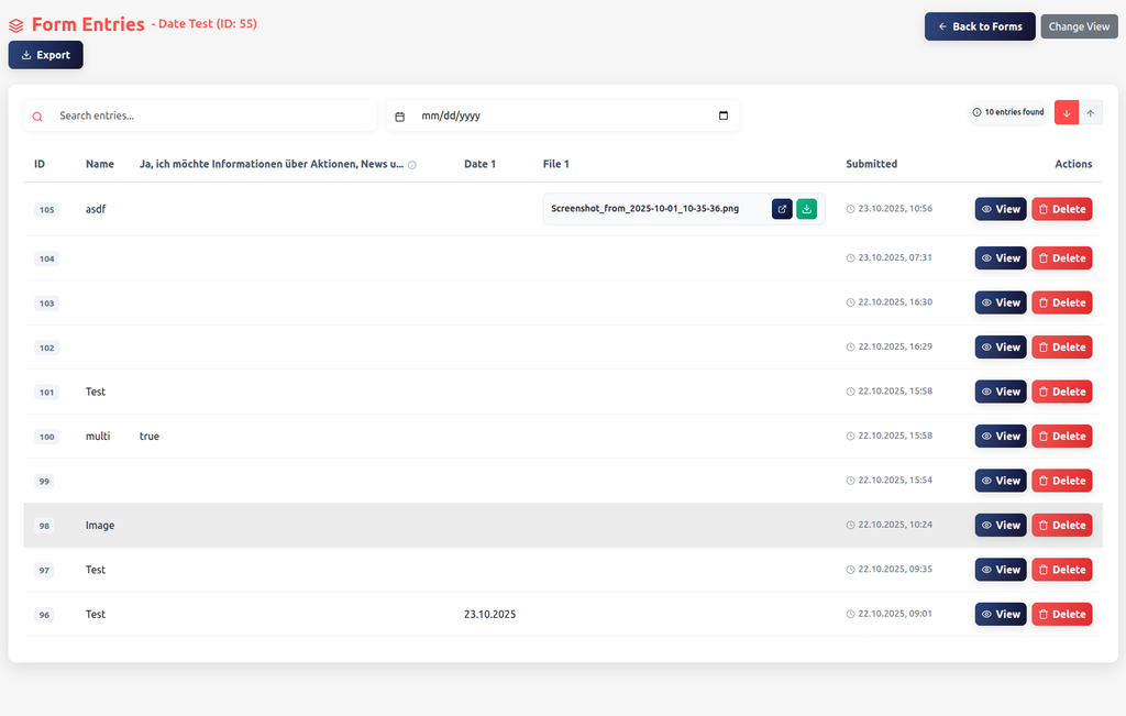 Easy Form Builder