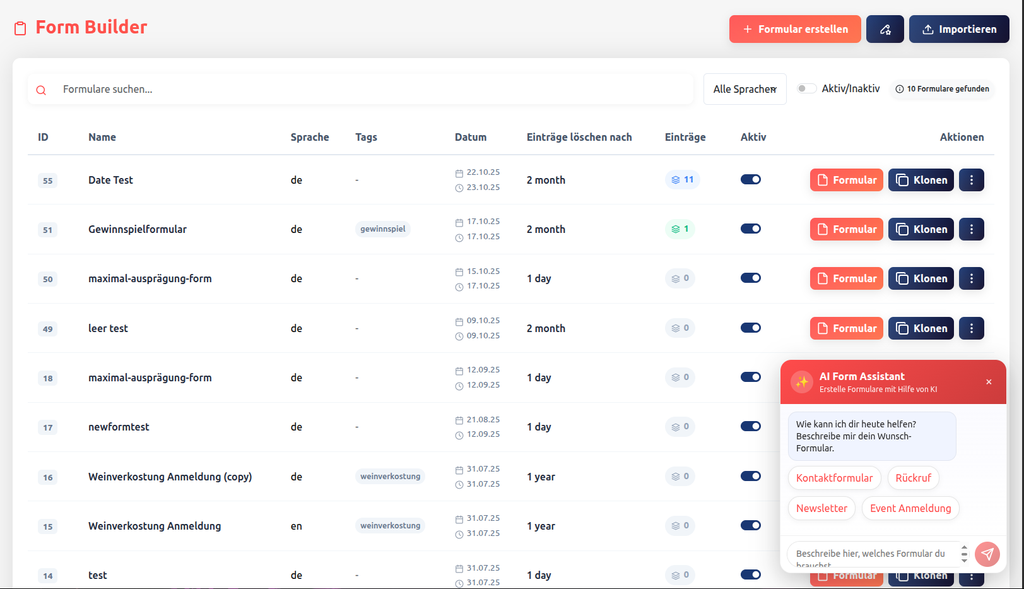 Easy Form Builder
