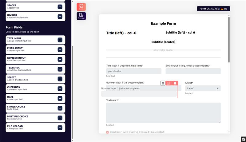Easy Form Builder