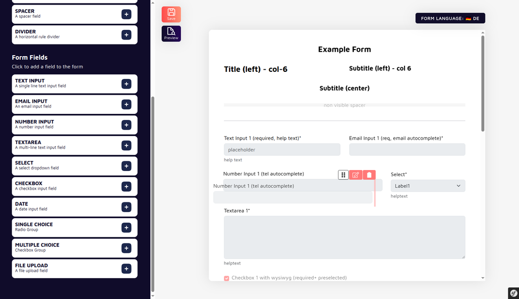Easy Form Builder